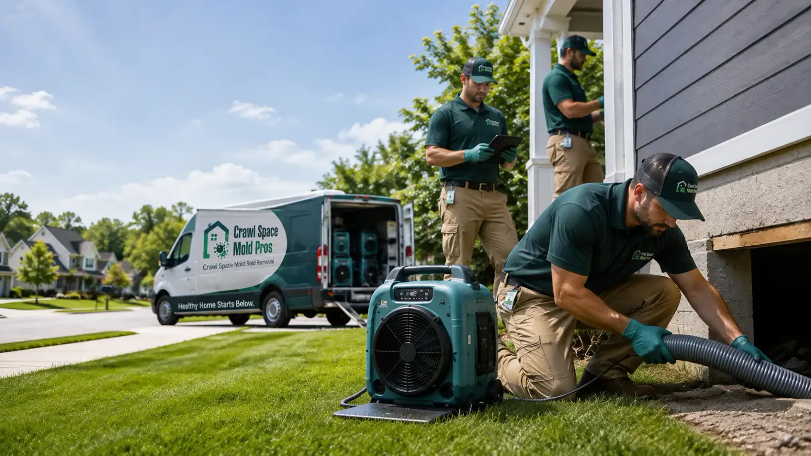 Crawl Space Mold Removal in Lacarne, OH